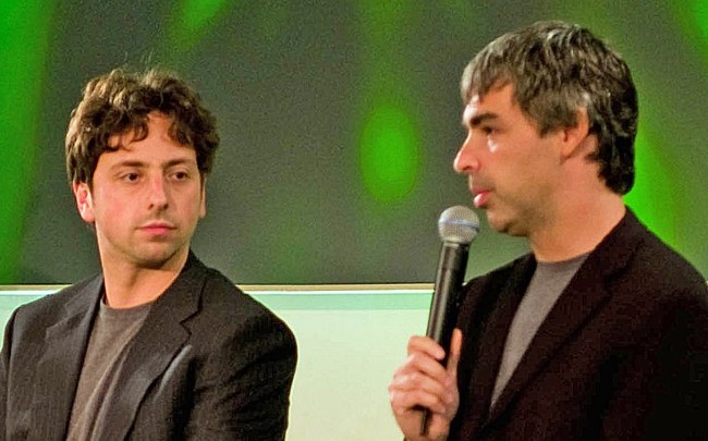 Sergey Brin & Larry Page sur KOMINITAS